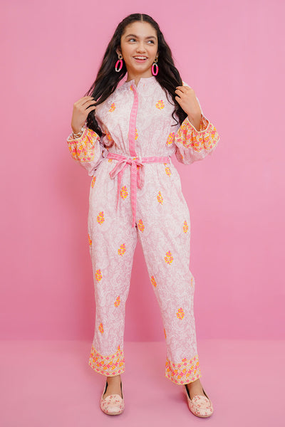 Viscose Cotton Printed Jumpsuit