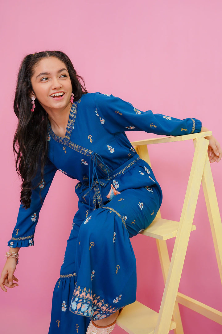 Cotton Printed Jumpsuit - Wear Ochre