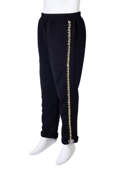 Black Terry Pants