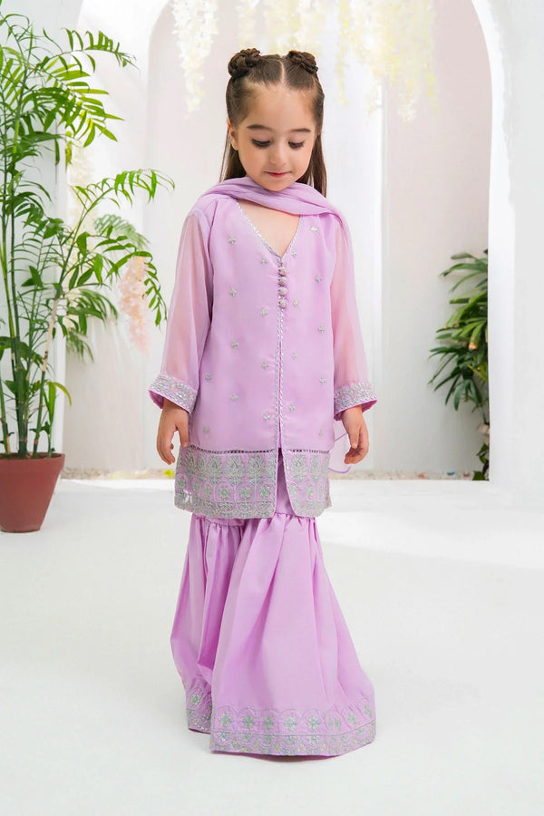 Best Chiffon Embroidered 3 Pc Suit - Wear Ochre -