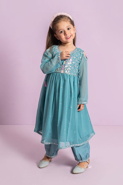 Chiffon Embroidered 3 Pc Suit