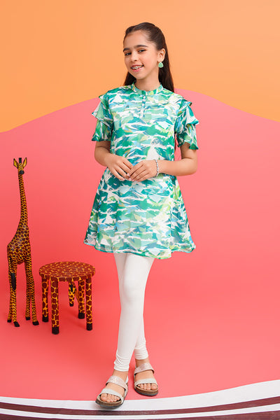 Printed Chiffon Top