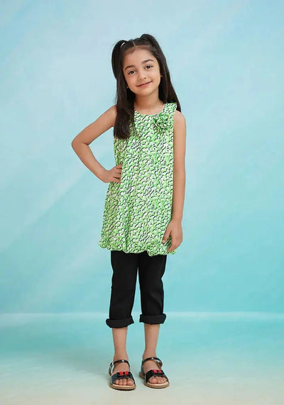 Printed Chiffon Top