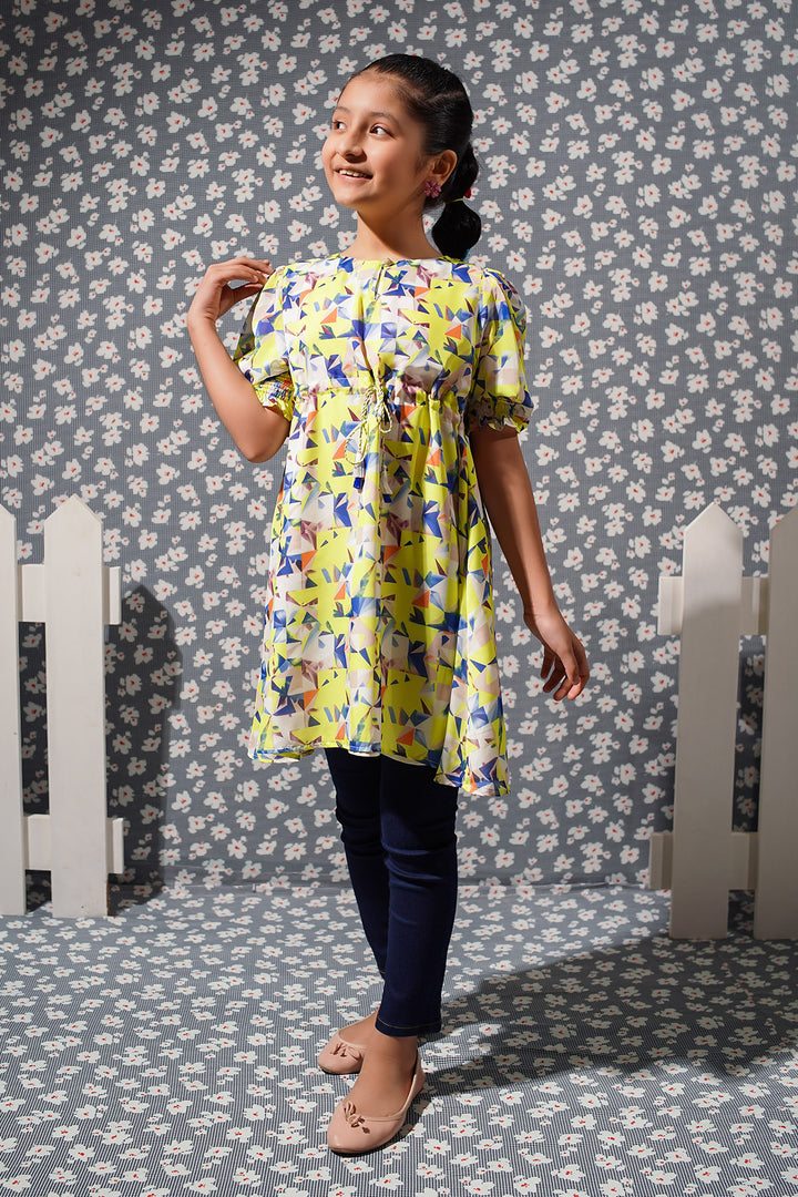 Printed Chiffon Top - Wear Ochre