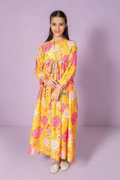 Digital Printed Poly Lawn Dress