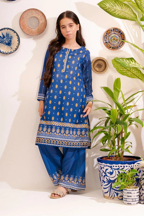 Best Swiss Lawn Digital Printed 2 Pc Suit - Wear Ochre -