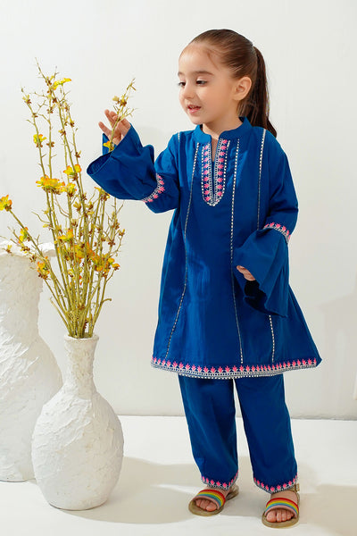 Cotton Embroidered 2 Pc Suit