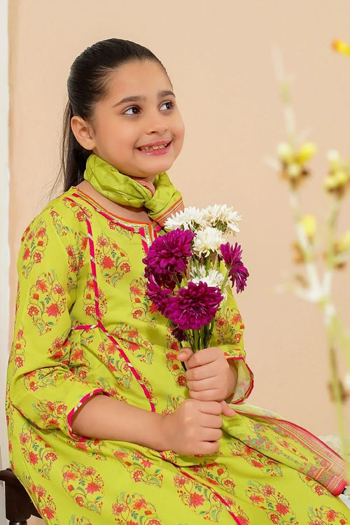 Best Swiss Lawn Digital Printed 3 Pc Suit - Wear Ochre -