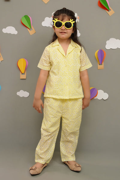 Embossed Net 2 Pc Suit