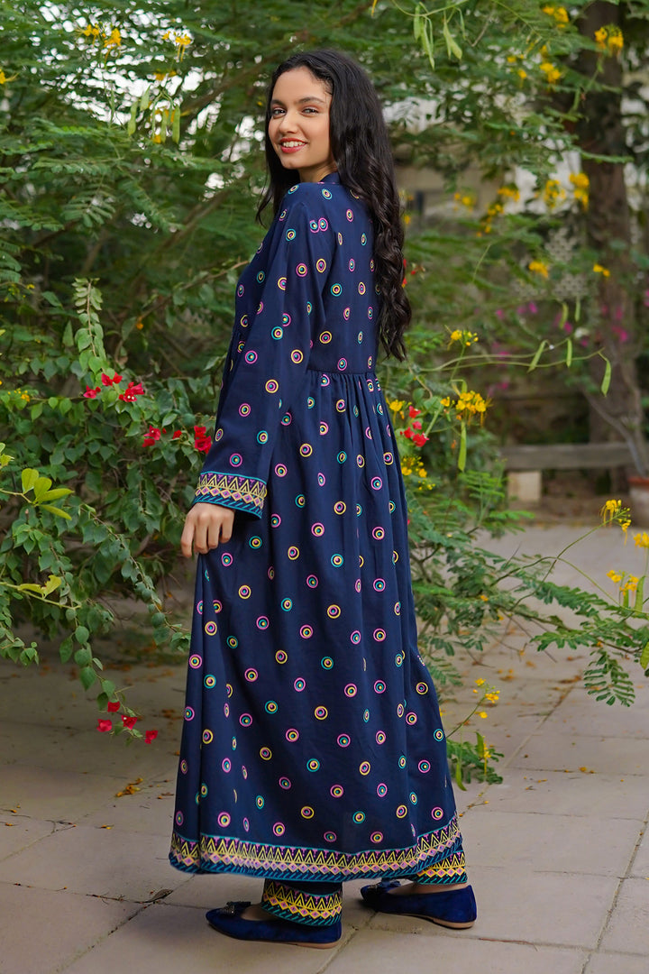 Cotton Printed 2 Pc Suits - Wear Ochre