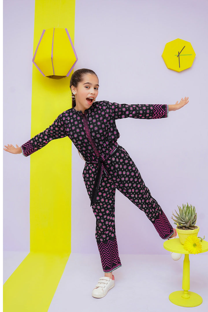 Cotton Printed Jumpsuit - Wear Ochre