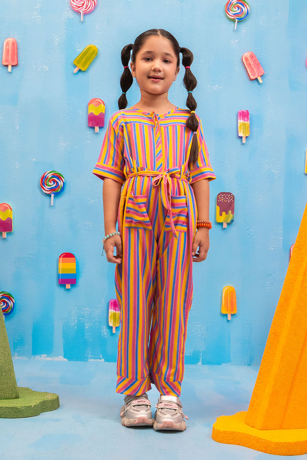 Printed Boski Linen Jumpsuit