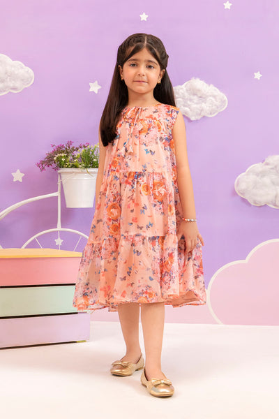 Printed Chiffon Dress