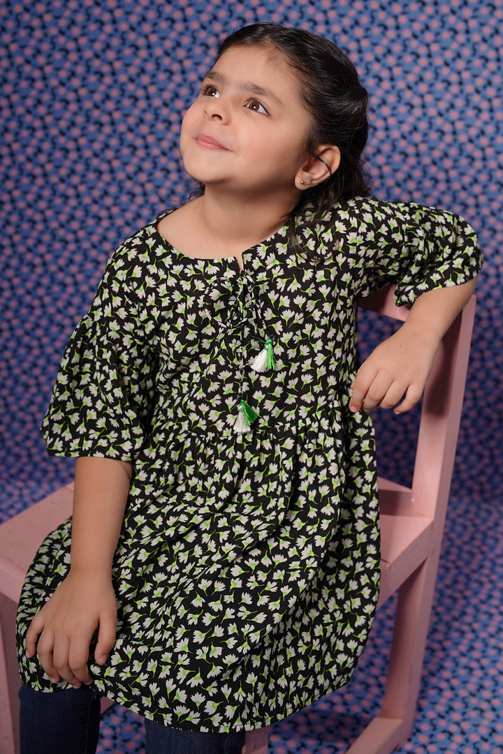Printed Georgette Top - Wear Ochre