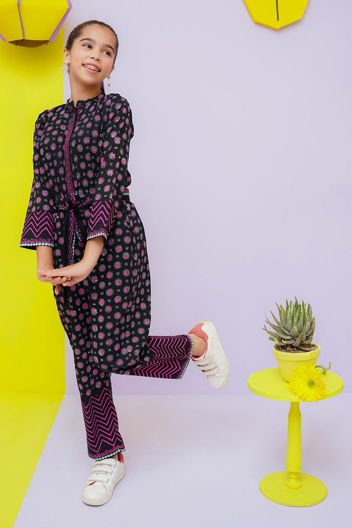 Cotton Printed Jumpsuit - Wear Ochre