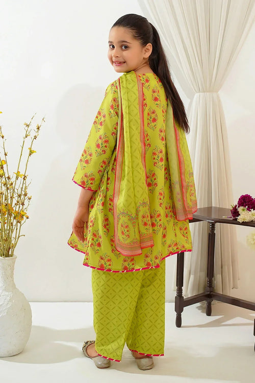 Best Swiss Lawn Digital Printed 3 Pc Suit - Wear Ochre -
