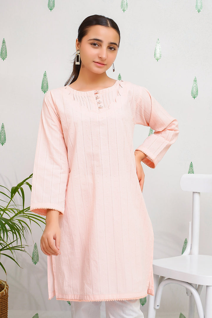 Cotton Broschia Embellished 2 Pc Suit - Wear Ochre