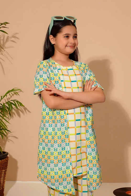 Best Swiss Lawn Digital Printed 3 Pc Suit - Wear Ochre -