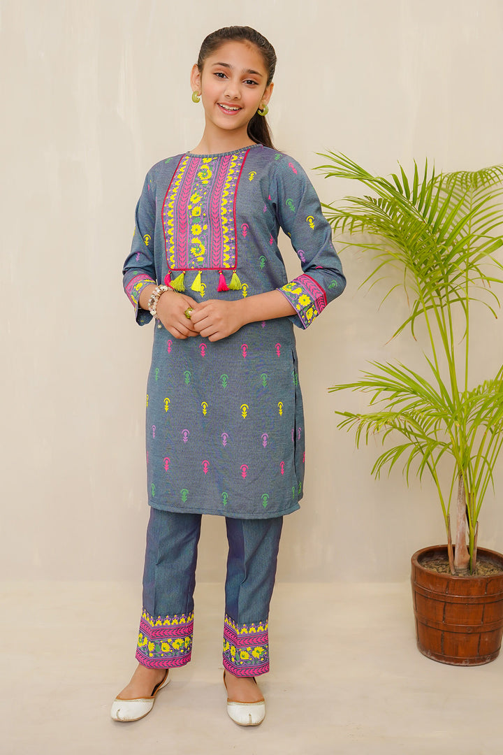 Cotton Chambray Printed Co-ords - Wear Ochre