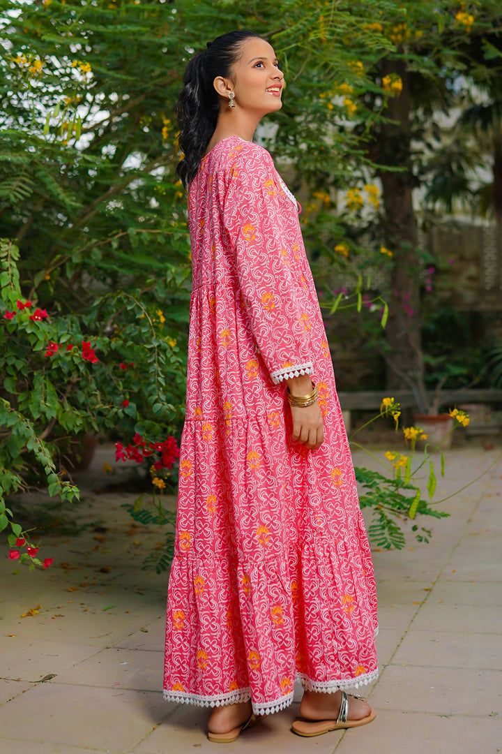 Cotton Printed 2 Pc Suits - Wear Ochre