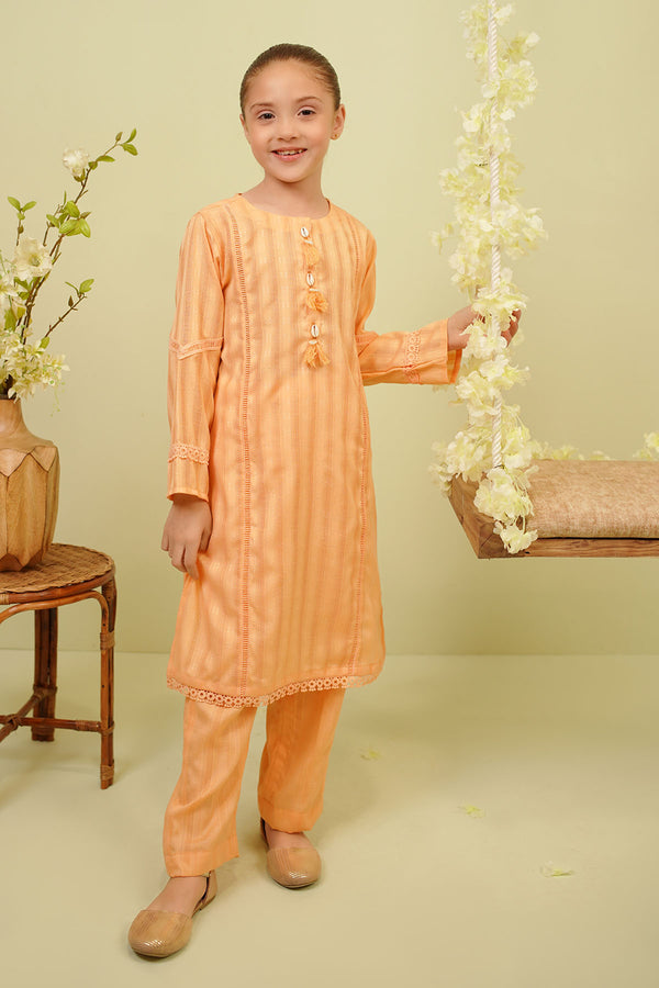 Cotton Jacquard 2 Pc Suit