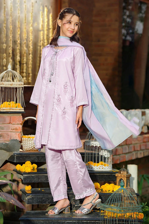 Best Cotton Silk Hand Adda Work 3 Pc Suit - Wear Ochre -
