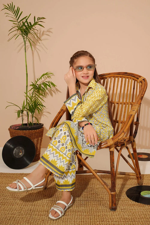 Best Swiss Lawn Digital Printed 2 Pc Suit - Wear Ochre -