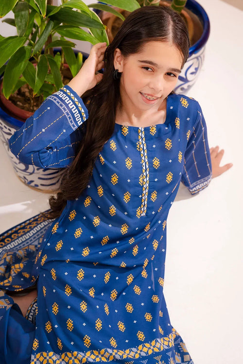 Best Swiss Lawn Digital Printed 2 Pc Suit - Wear Ochre -