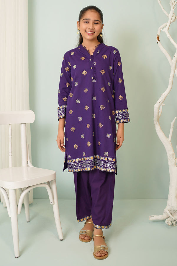 Cotton Printed 2 Pc Suit