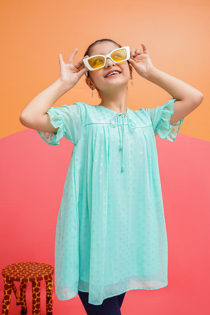 Zari Chiffon Top - Wear Ochre