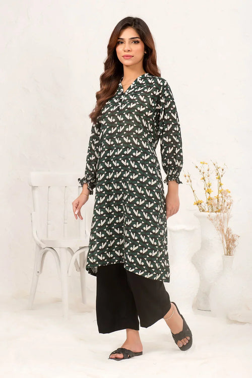 Best Printed Georgette 2 Pc Suit - Wear Ochre -