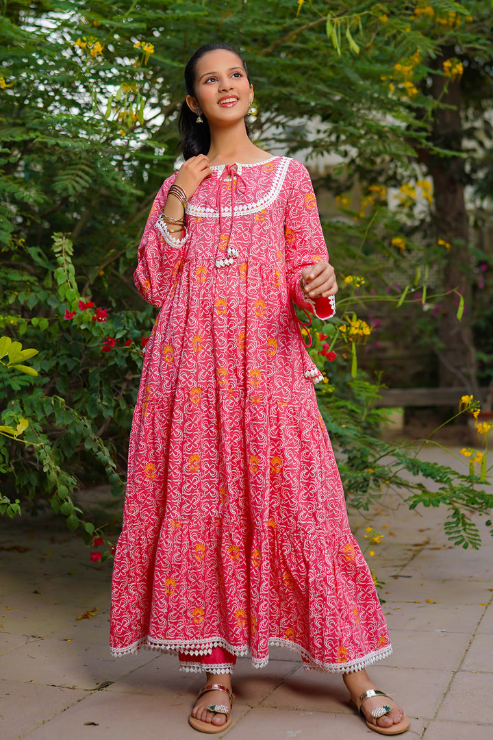 Cotton Printed 2 Pc Suits - Wear Ochre