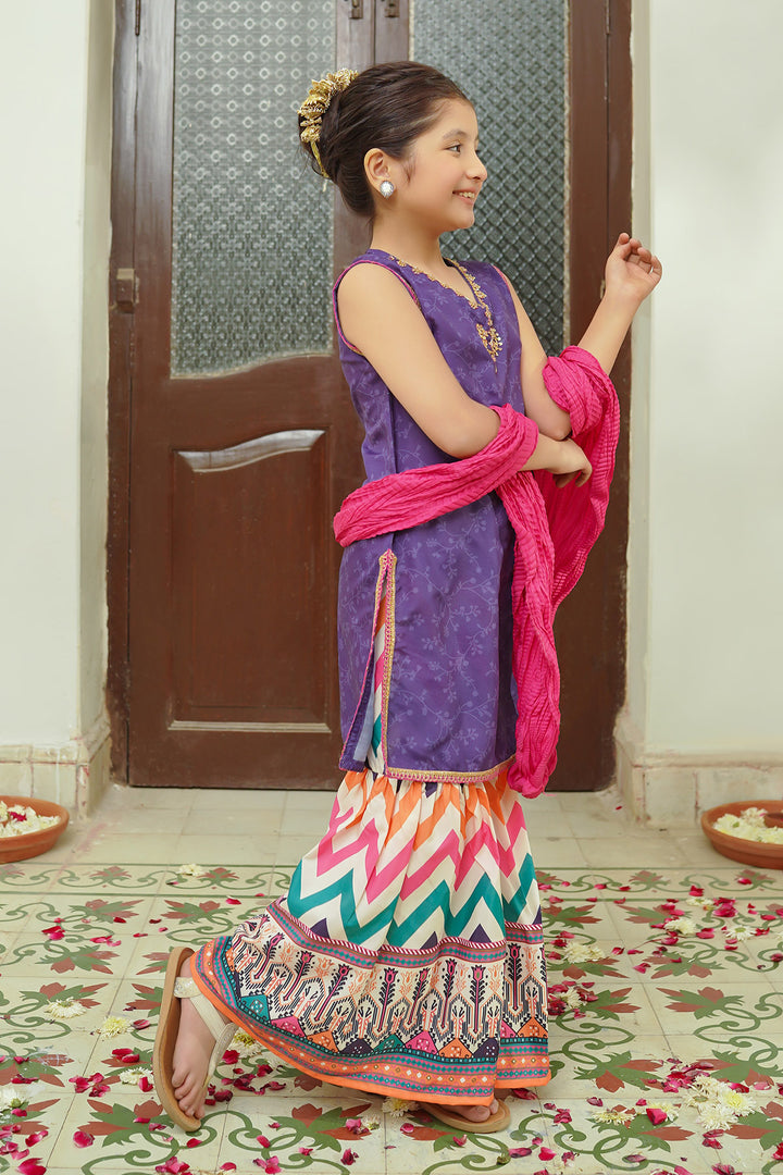 Digital Printed Swiss Lawn 3 Pc Suit - Wear Ochre