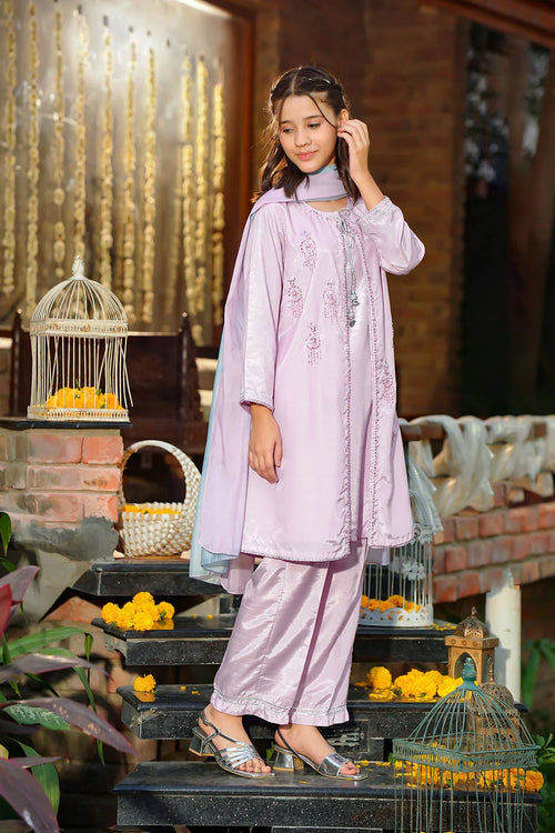 Best Cotton Silk Hand Adda Work 3 Pc Suit - Wear Ochre -