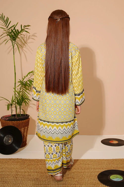 Best Swiss Lawn Digital Printed 2 Pc Suit - Wear Ochre -