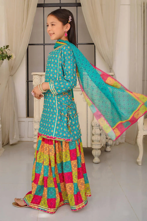 Best Swiss Lawn Digital Printed 3 Pc Suit - Wear Ochre -