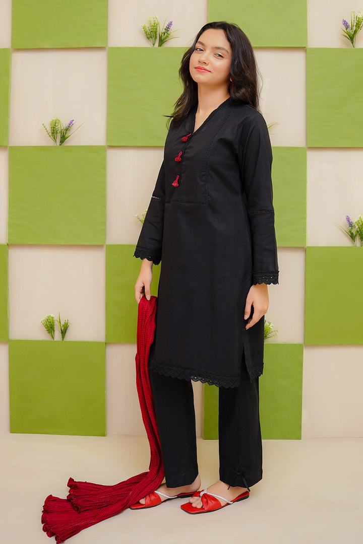Cotton 3 Pc Suit - Wear Ochre