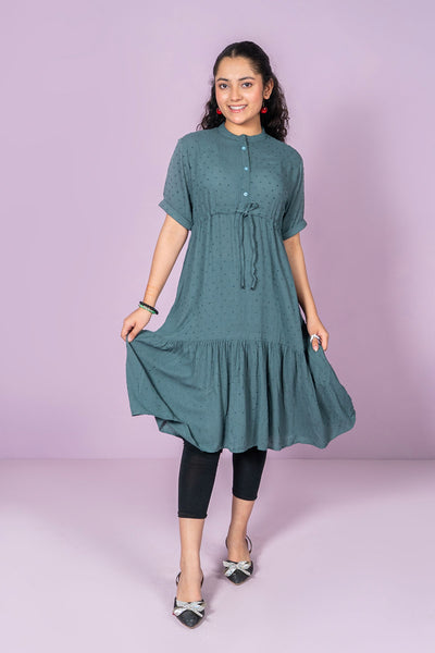 Cotton Broschia Dress OWKL-10