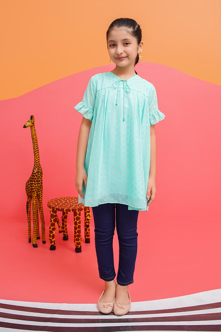Zari Chiffon Top - Wear Ochre
