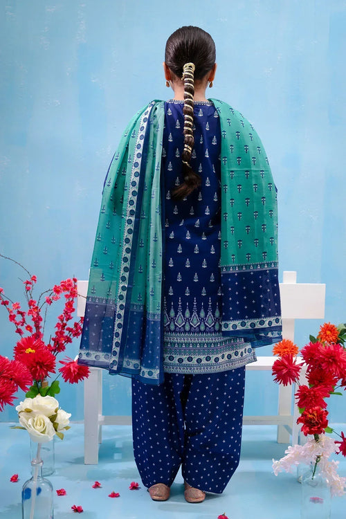 Best Swiss Lawn Digital Printed 3 Pc Suit - Wear Ochre -