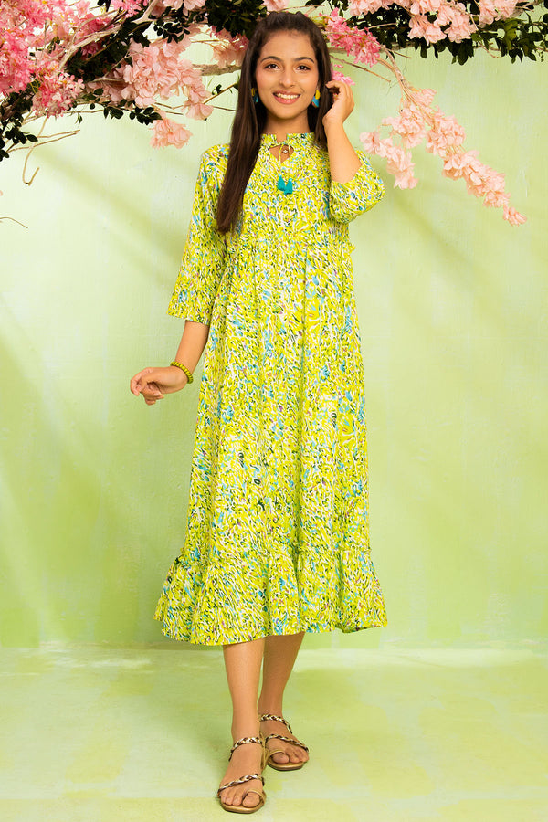 Printed Georgette Dress