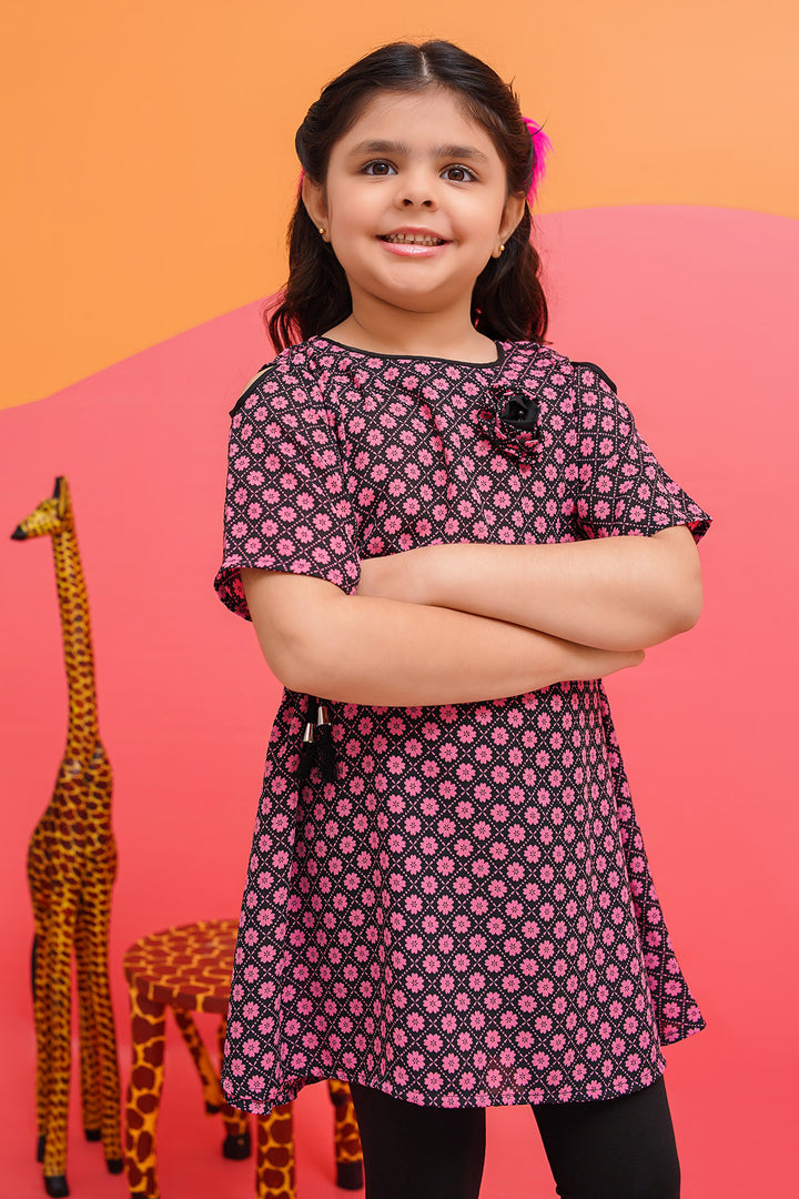 Printed Georgette Top - Wear Ochre