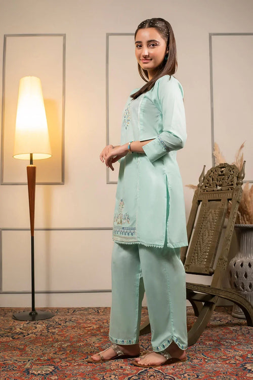 Best Cotton Embroidered 2 Pc Suit - Wear Ochre -