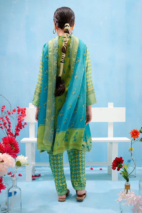 Best Swiss Lawn Digital Printed 3 Pc Suit - Wear Ochre -