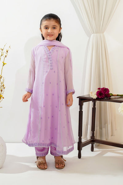 Chiffon Embroidered 3 Pc Suit
