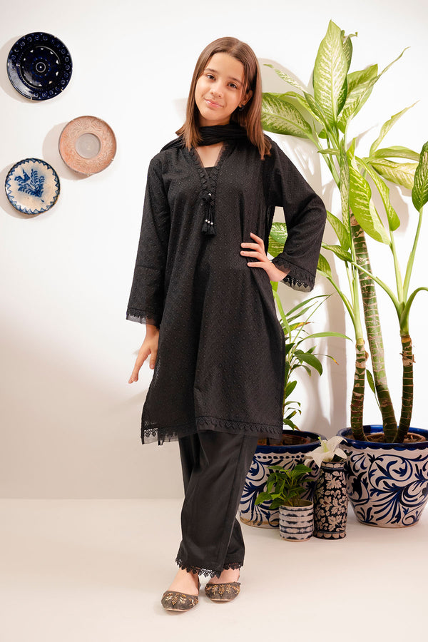 Cotton 3 Pc Suit