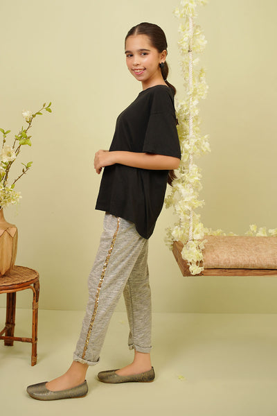Grey Terry Jogger Pants
