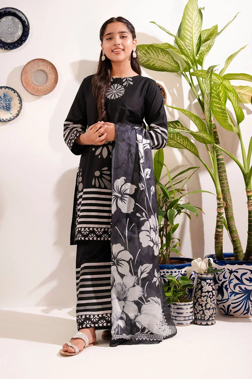 Best Cotton Printed 3 Pc Suit - Wear Ochre -