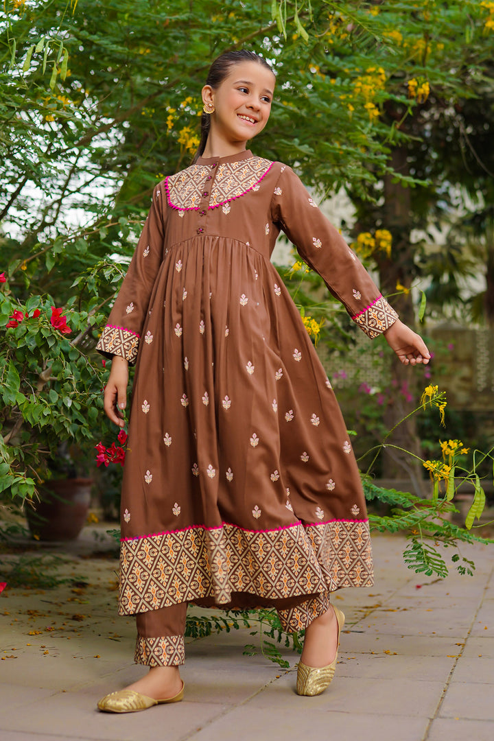 Cotton Printed 2 Pc Suits - Wear Ochre