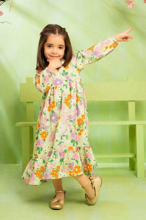 Best Printed Georgette Dress - Wear Ochre -